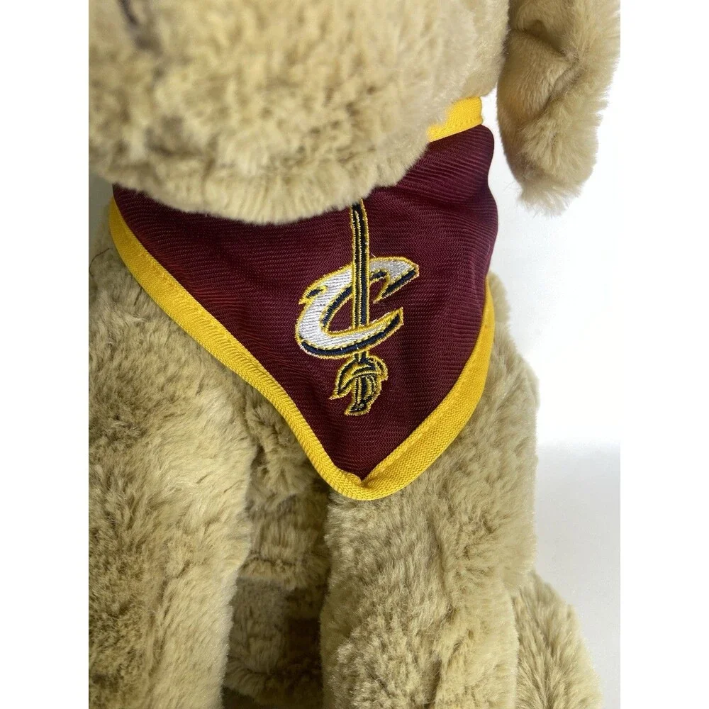 Cleveland Cavaliers NBA Dog Puppy Plush Stuffed Animal Toy Forever Collectibles